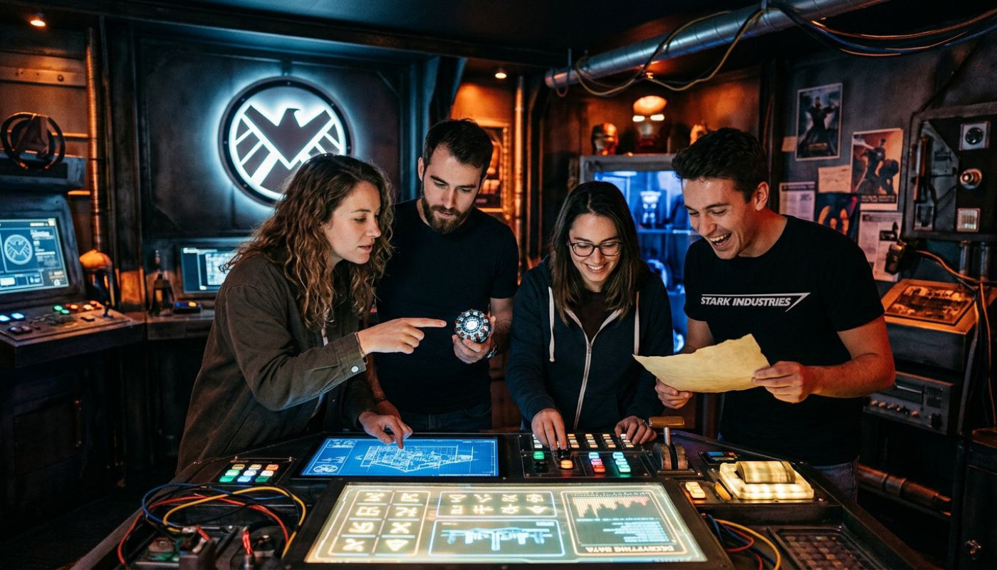 Découverte des jeux d'évasion à thème de super-héros : Immersion et stratégie